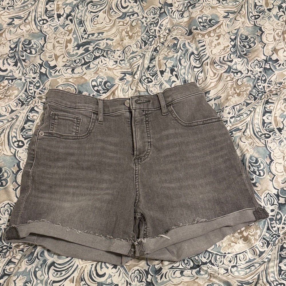 Express Charcoal Jean Shorts